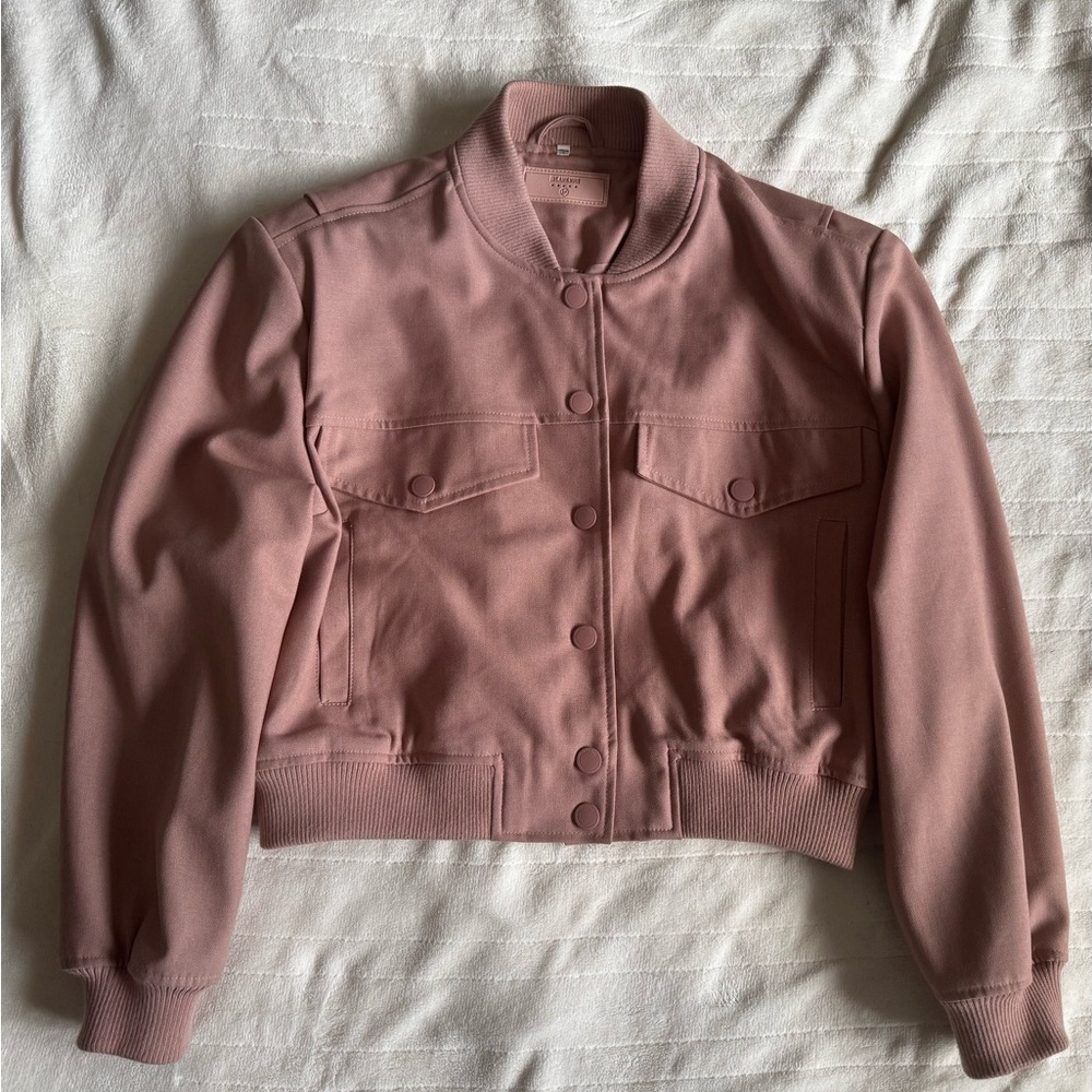 Blank NYC Dusty Rose Bomber Jacket